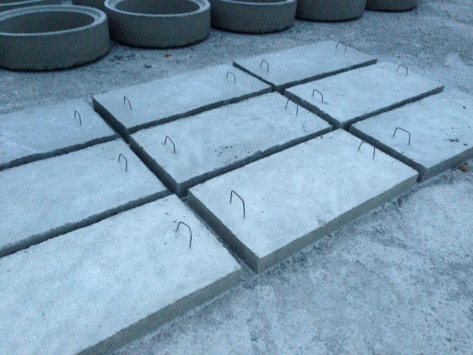 55×110 demirli beton kapak